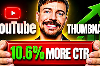 create high CTR youtube thumbnails