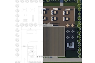 redraw, clean up and color your 2d floor plans
