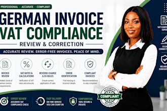 review and correct german invoices for vat compliance