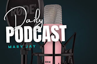 professionally edit, clean, enhance your podcast audio and master professionally