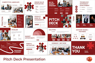 ai startup saas fintech investor pitch deck fundraising pitch with master slides