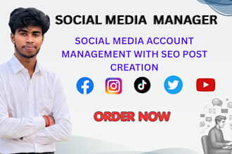 be your organic social media manager and content creator
