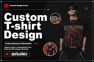 create unique custom apparel artwork