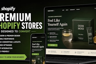 design a premium shopify website that converts
