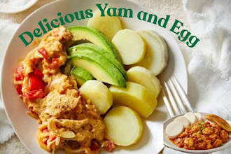 teach you how to cook delicious nigerian yam and egg sauce