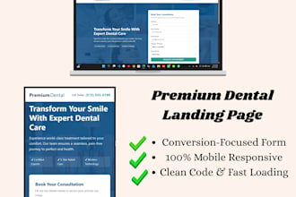 design responsive medical landing page in HTML CSS