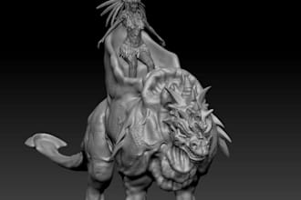 3d realistic printable animal model,3d collectible figures,sculpt miniatures,stl