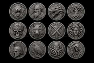 design detailed 3d relief sculpt model for cnc