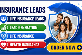 generate insurance leads, life insurance leads via social media lead generation