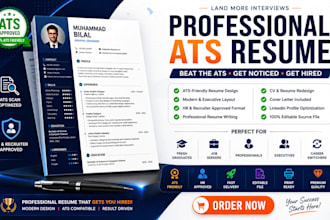 do ats resume writing and ats CV design for job application