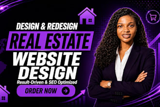 design or redesign a real estate website that turns visitors into clients