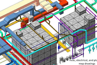 draft hvac, electrical, and plumbing mep drawings
