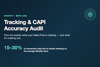 audit your shopify meta pixel and conversions API tracking accuracy