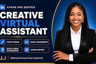 be your creative virtual assistant canva email management social media manager