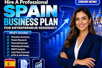 write a upta ata approved business plan for spain entrepreneur residency