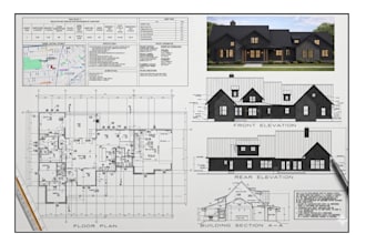 create full set of architectural and drawings