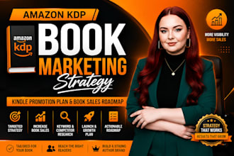amazon KDP book marketing strategy, kindle promotion plan, book sales roadmap