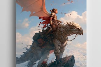 draw fantasy custom illustrations