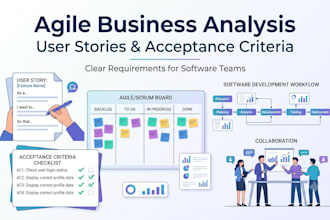 create user stories and acceptance criteria for agile projects