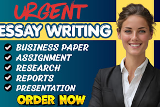 do urgent essay writing as an essay writer