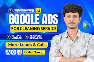 setup google ads PPC campaigns for junk removal and cleaning business