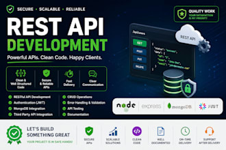 develop secure rest API using nodejs, express and mongodb