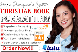 do kdp christian book formatting, memoir paperback formatting, book cover design