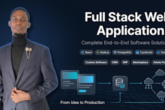 complete full stack web application using react and nodejs