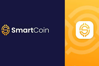 design crypto logo web3 tech branding gaming blockchain icon