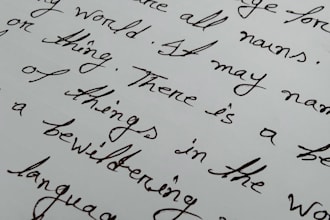 do clean handwriting, manual typing, and basic data entry