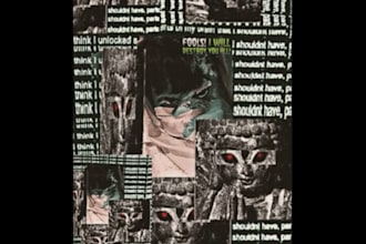 create unique weird graphics for cheap