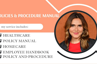 write a customized policy and procedure manual for your business