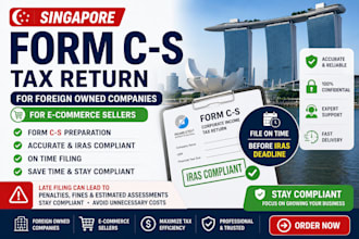 prepare singapore form c s tax return for foreign owned companies