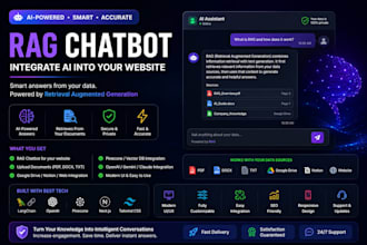 ai rag chatbot for your website using openai, gemini