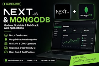 build a fullstack web app with nextjs and mongodb
