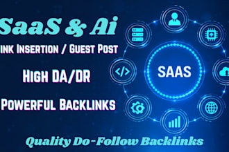 build saas link and ai saas backlinks via high da saas blogs