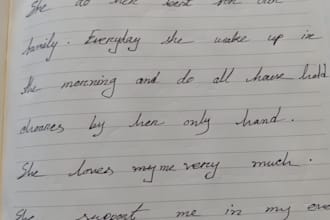 neat,fresh,assignment and cute hand wrighting