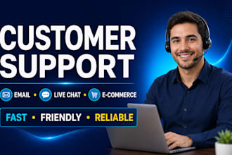 provide ecommerce customer support, live chat and email support