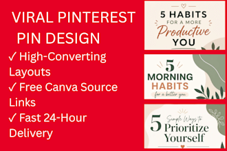 design viral pinterest pin images for your blog or shop