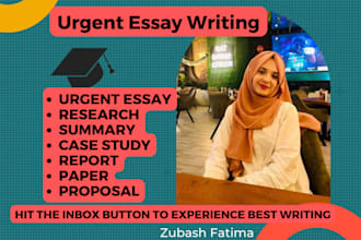 urgent essay writing as an essay writer