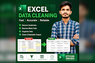 clean extracted data on microsoft excel