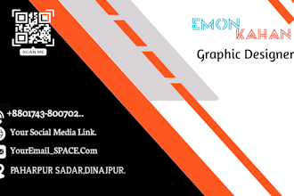 design modern business card and visiting card for you