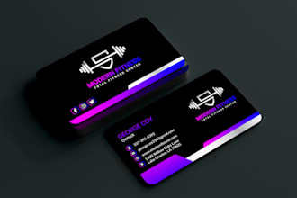 design premium modern business cards for your business