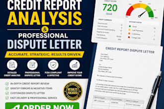 analyze your credit report and create personalized dispute letters