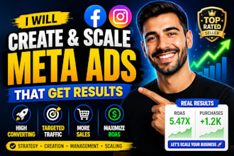be your meta facebook ads expert for ecommerce and lead generation
