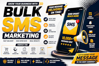 send bulk SMS, SMS marketing campaign, text message and SMS blast