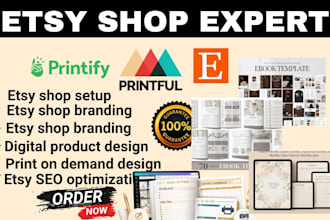 design etsy print on demand, etsy SEO listing, etsy shop, etsy digital product
