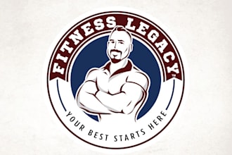 design a heraldic, luxury, and vintage logo for your brand