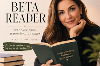 be your beta reader for fiction and nonfiction