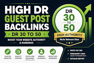 do guest posting on high da DR traffic websites